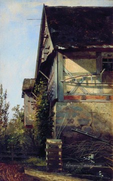 Ivan Ivanovich Shishkin œuvres - petite maison à Dusseldorf 1856 Ivan Ivanovitch